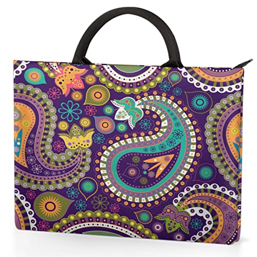 Laptop Sleeve Colorful Flowers Paisley 15 15.6 16 17 Inch Laptop Case Computer Carrying Bag Notebook Handbag #TOP2