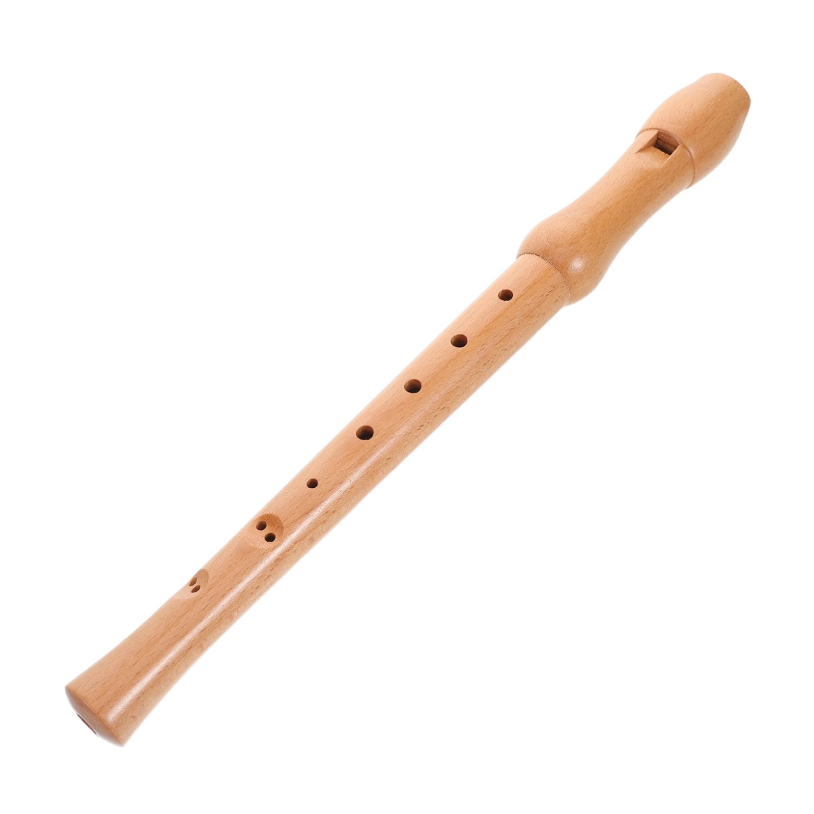 Flauta Dulce De Madera Para Niños, 8 Agujeros, Diseño Alto Alemán, Instrumento De Viento Educativo Para Principiantes, Flauta Para Práctica Musical y Desarrollo De Habilidades, 1 Unidad