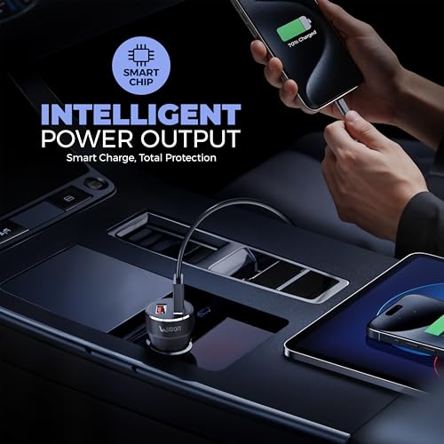 Image of Ubon Rocket 2.0 CH281 Car Charger, Black