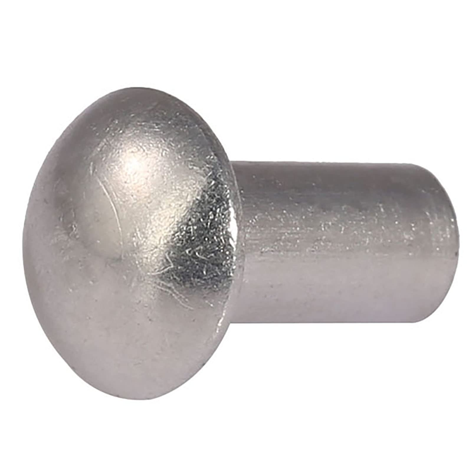 CREULT Round Head Solid Rivets M3 x 14mm Diameter Mushroom Type Smooth ...