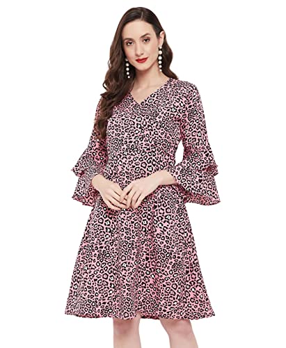 Image of Uptownie Lite Women's Crepe Skater Knee Length Dress