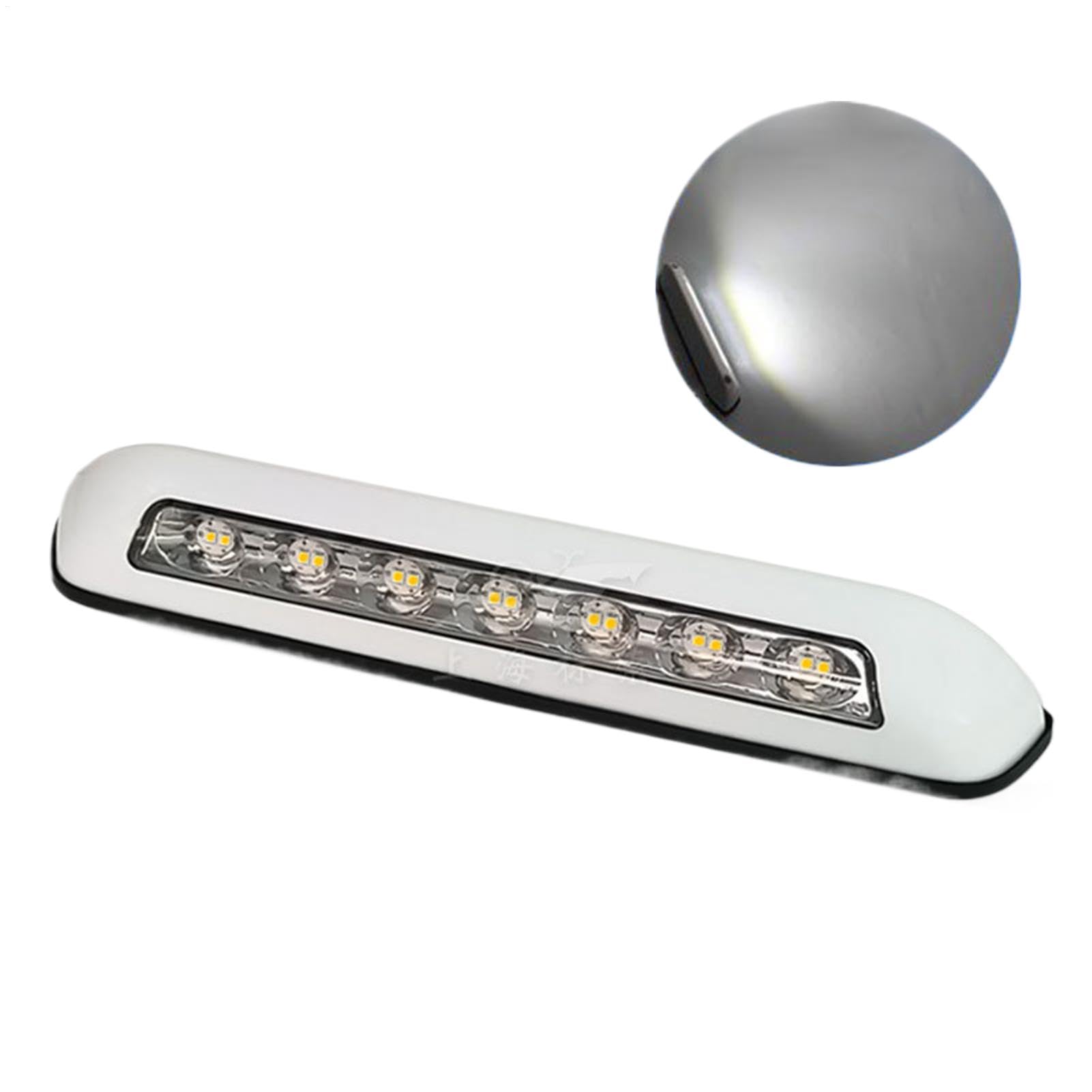 Luz LED para porche de RV, luces exteriores para RV - Focos impermeables para vehículos recreativos - Luz LED de repuesto para uso exterior, accesorios para vehículos recreativos para autocaravanas y