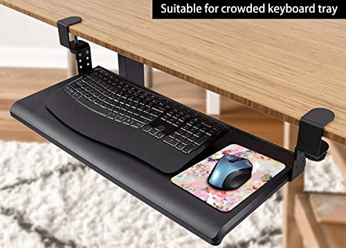 Image of Small Mouse Pad 6 x 8 Inch, Audimi Mini Mouse Pad Thick for Laptop Wireless Mouse Home Office Travel, Portable & Washable (Flower)