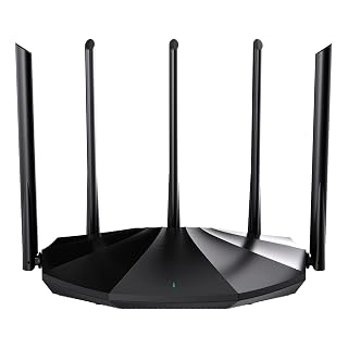 Tenda WiFi 6 Router for Home, AX1500 Dual Band Gigabit Router for Wireless Internet, Long Range Coverage with 5 * 6dBi High-Gain Antennas, 4 Gigabit Ports, Support WPA3, IPv6, Parental Control(RX2Pro)