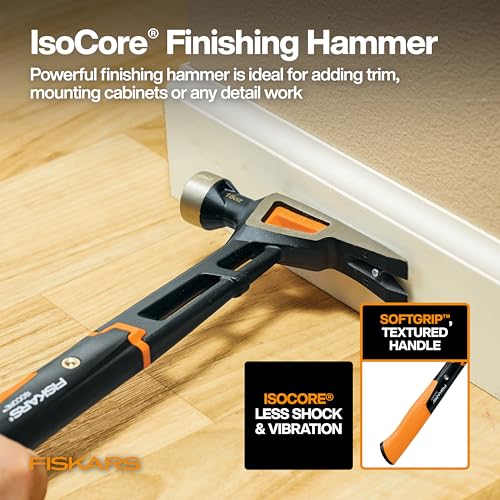 Image of Fiskars Home Essentials Tool Kit with PowerGear Lopper, Shears, Bypass Pruner, Folding Saw with 2 Blades, IsoCore Hammer, and Utility Knife, for Indoor Use and Outdoor Gardening (6 Piece Kit)