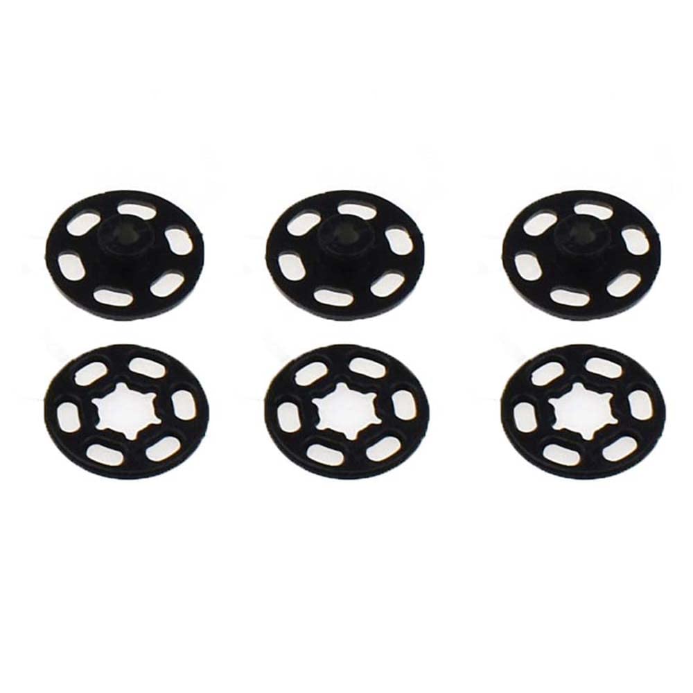 100pcs 7mm/10mm/13mm/15mm/18mm/21mm Small ABS Plastic Snap Buttons Press Button Stud Sewing Accessory (Color : Translucent, Size : 18mm