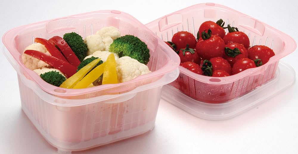 ?????? Kawasaki MW040 Mammy Cook Ball & Colander Active 4-Piece Set, Pink