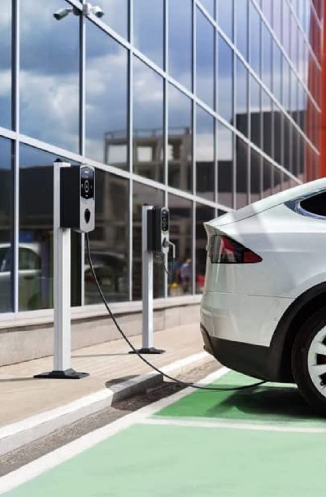 Gewiss Cable de Carga para Coche eléctrico T2-T2 3P 16 amperios, Longitud 8 Metros, Plano