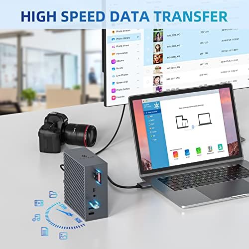 Docking Station, FAMILYCRAZY 16 in 1 USB C Dock for MacBook Laptop, Triple Displays(1 VGA 2*4KHDMI), 100W PD Input, 3 USB-C, 2 USB3.0, 3 USB2.0, SD/TF, Gigabit Ethernet, 3.5mm Mic