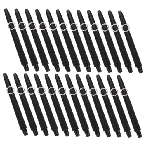 Toddmomy Nylon Shafts 100pcs Replacement Shafts Threaded Shafts for 2ba Thread Size Black Set