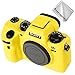 Produktbild First2savvv Gelb TPU Gummi Ganzkörper- präzise Passform Kameratasche Fall Tasche Cover für Sony A9 Alpha A9 ILCE9 - XJPT-Sony A9-GJ-A13G11