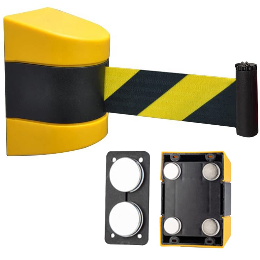Amazon.co.jp: 磁気格納式ベルトバリア、立ち入り禁止33フィート安全