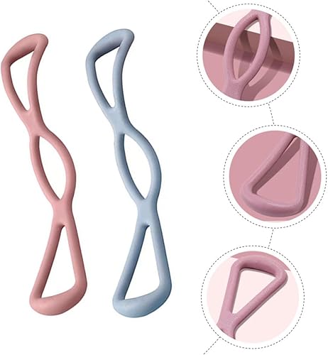 Miniatura 3 de BESPORTBLE 2 unids 8 figura 8 tensor yoga goma banda 8 figura desarrollador pecho herramienta construcción yoga resistencia