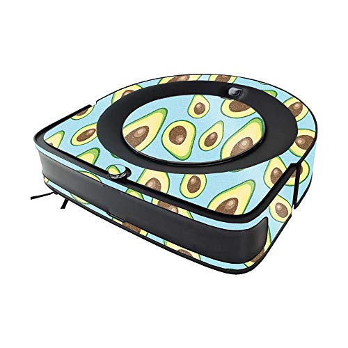 Image of MightySkins Glossy Glitter Skin Compatible with iRobot Roomba s9 Vacuum - Blue Avocados | High-Gloss Glitter Finish | Easy to Apply and Change Styles | Made in The USA