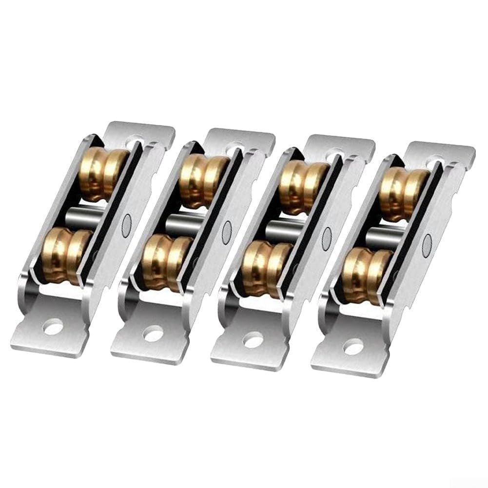 FDEFIRTFG Furniture door rollers, Door Roller Suitable For Various Doors,Screen,Windows,Glass,Closets(B)