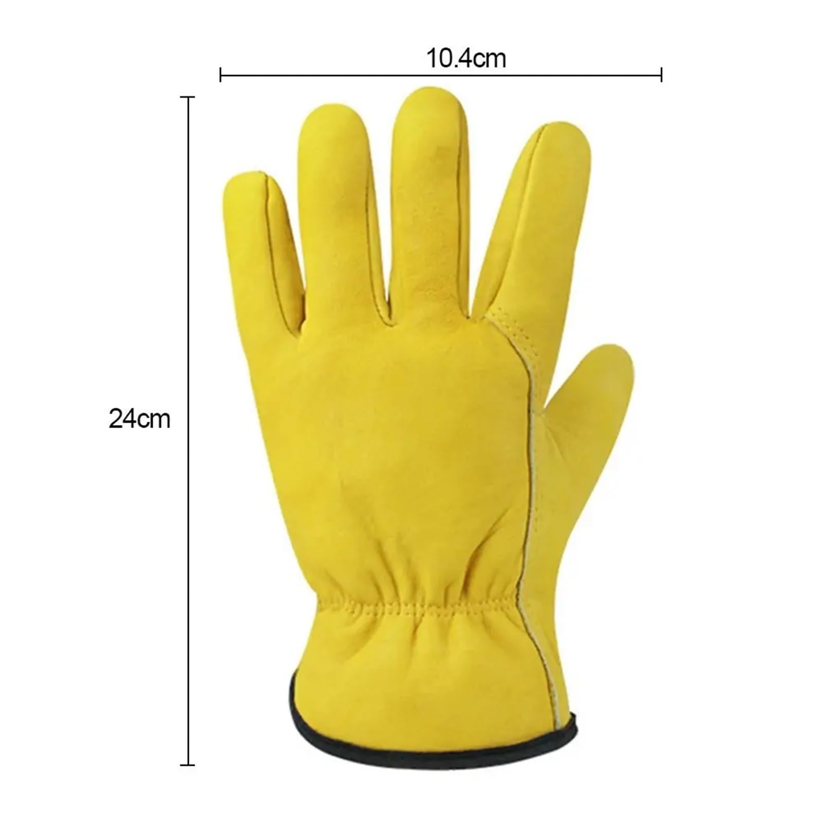 1 paire de gants travail en cuir épais for le nettoyage et congélateur, peluche, for jardin, chauds d'hiver, for la conduite pour Congélateur, Entrepôt