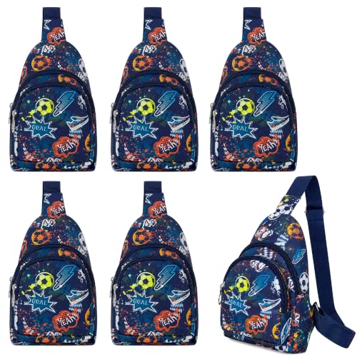 Image of Asera Chest Bags for Kids Lightweight Adjustable Straps, Multiple Pockets - Perfect for School, Travel, and Outdoor Adventures