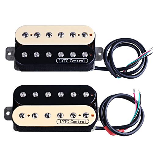 ASCENDAS HS2 Electric Guitar Double Coil Humbucker Pickups Neck and Bridge Set for Gibson Les Paul Replacement