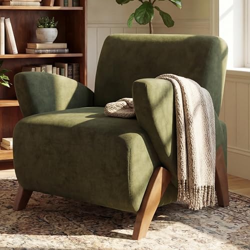 Sillón Plegable Terciopelo Verde Menta miniatura 1