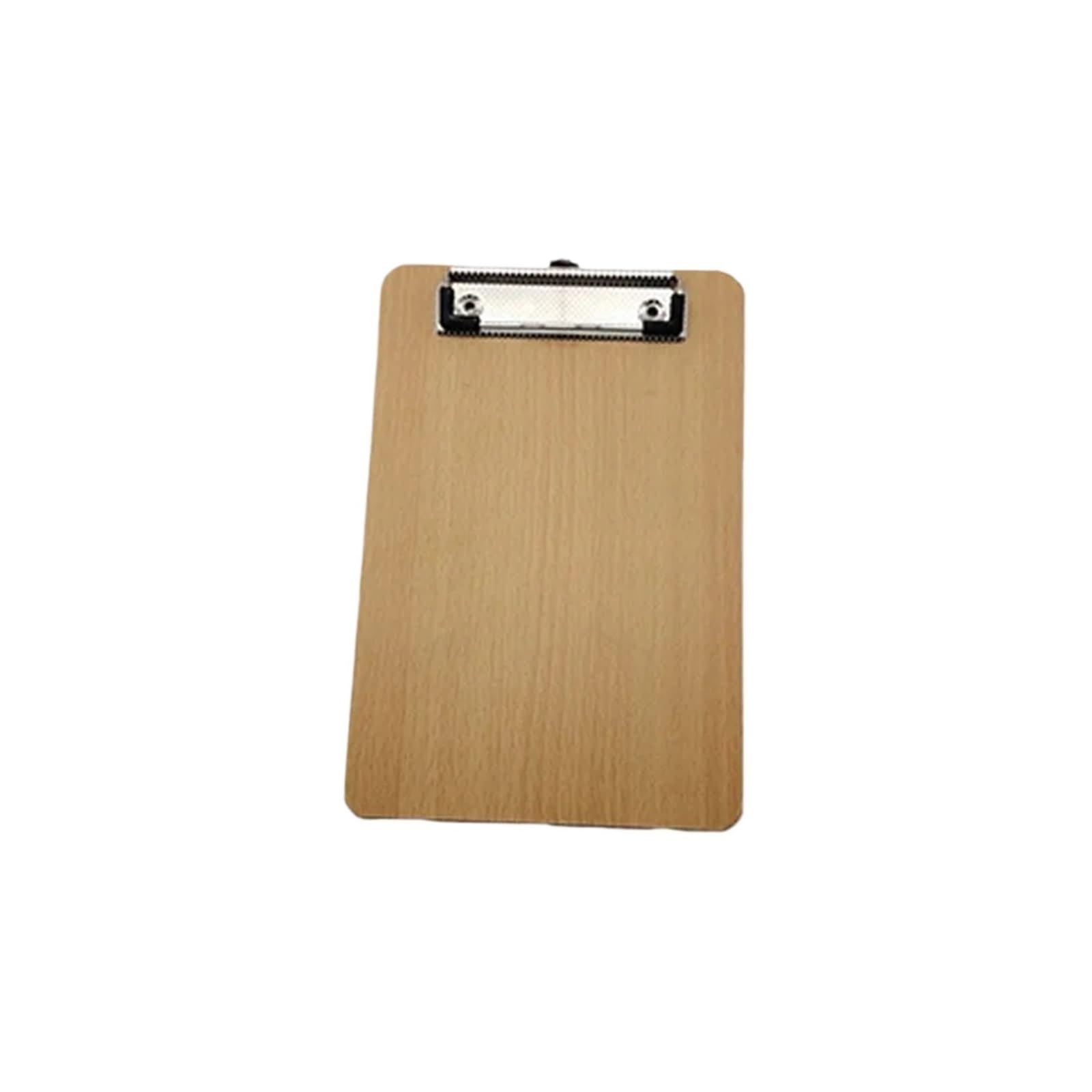 Klemmbretter 3PCS Zwischenablage Verdickte Holzbrett Clip Holz Schreibmatte Bord Test Papier Daten Ordner Einfache Und Praktische(A5)