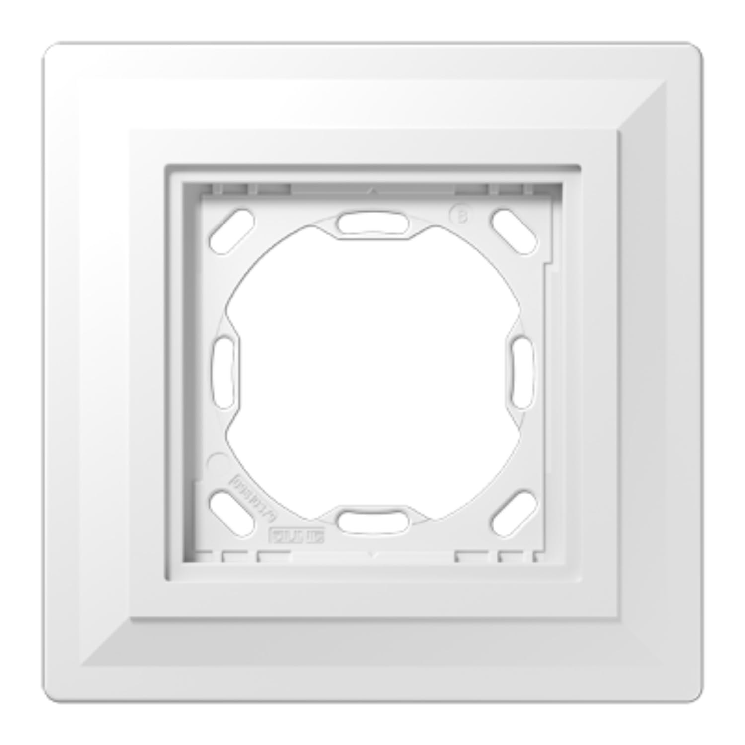 Jung LS Zero – prosty adapter 130 x 130 x 12,5 mm do montażu enrasado