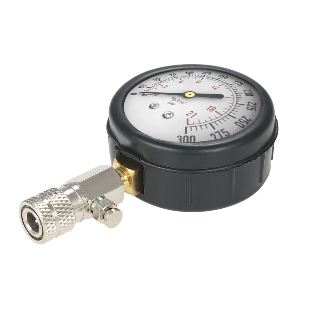 Probador de Motor de Gasolina, Cilindro de Motor de Gasolina automático, medidor de presión de automóvil, Kit de Prueba automotriz 0-300psi con Estuche