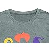 Hocus Pocus T-Shirt Funny Halloween Teacher Graphic Tee Shirt for Women Short Sleeve T Shirts Gray