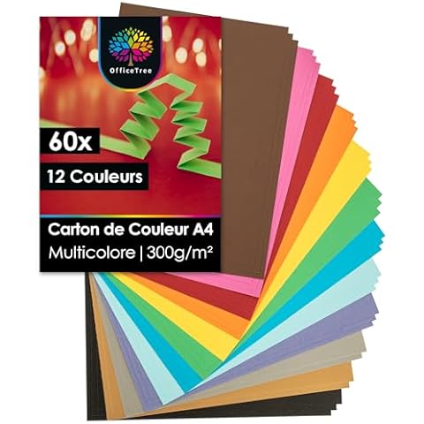 OfficeTree Feuilles Cartonnées A4 300g Cover