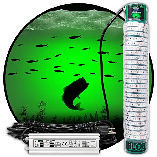 Green Blob Outdoors Underwater Green LED Dock Fishing Light Attractor