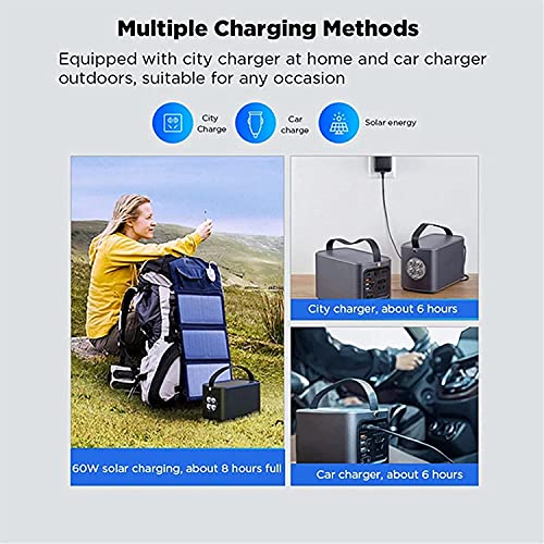 Portable Power Station 156.6Wh Solar Power Generator 43500mAh Emergency Energy Supply Backup Battery Easy To Carry - Image 3