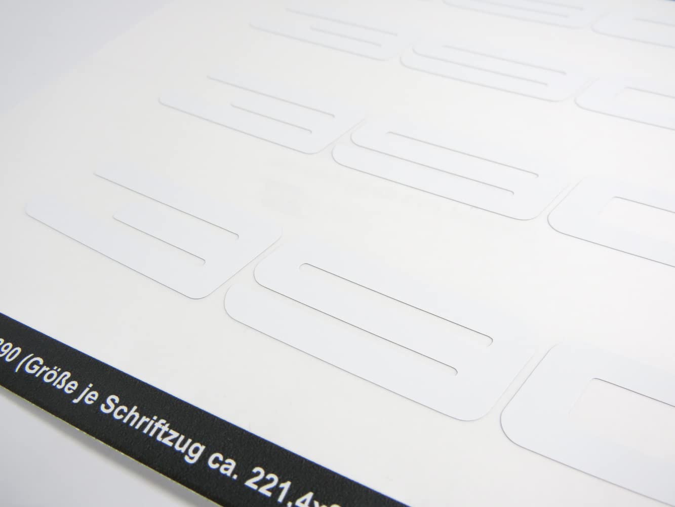 BIKE-label Adesivo per coprimozzo bianco compatibile per KTM 390 Duke X790073
