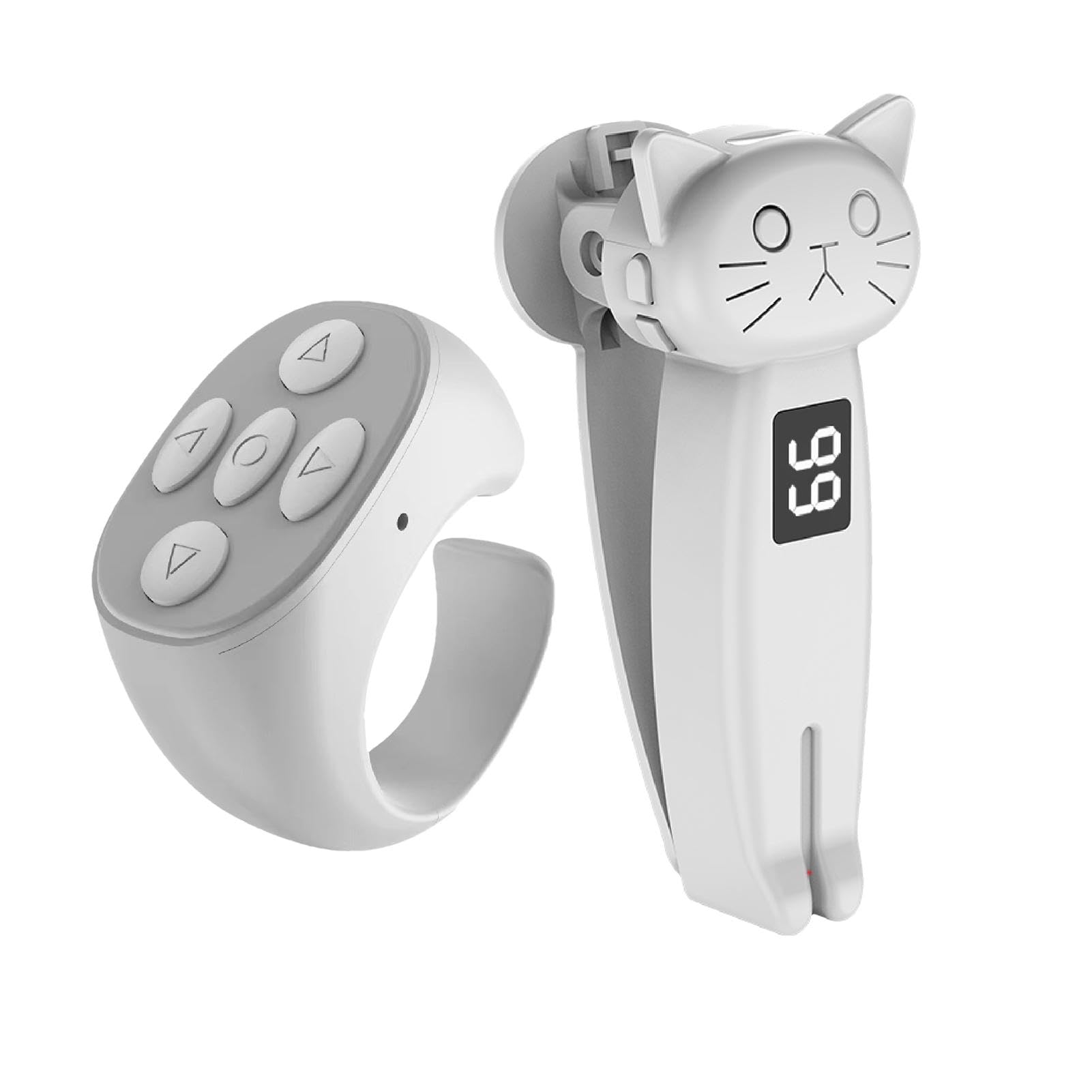 Salyeeluly Clicker de volteador de páginas, volteador de páginas con Control Remoto,Clicker automático de Pantalla - Pasador de páginas, Clicker de Pantalla, Dispositivo de Pantalla de teléfono,