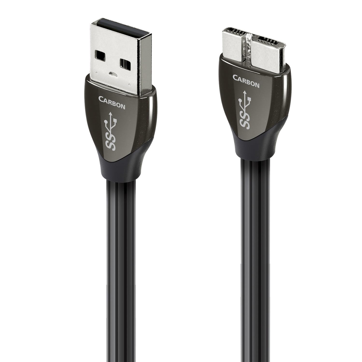 AudioQuest 0.75 m Carbon USB-A 3.0 > Micro B 3.0 High-Definition Audio Cable