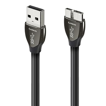 AudioQuest 1.5 m Carbon USB-A 3.0 > Micro B 3.0 High-Definition Audio Cable
