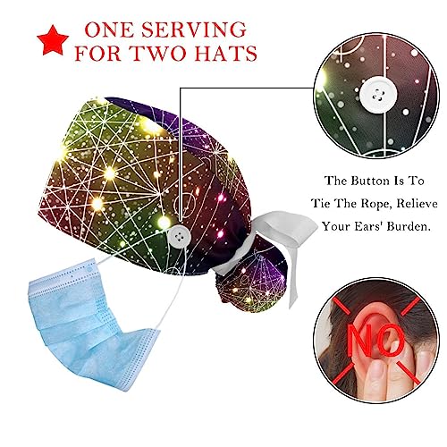 Bonnet bouffant avec bandeau de travail réglable pour homme et femme VERED