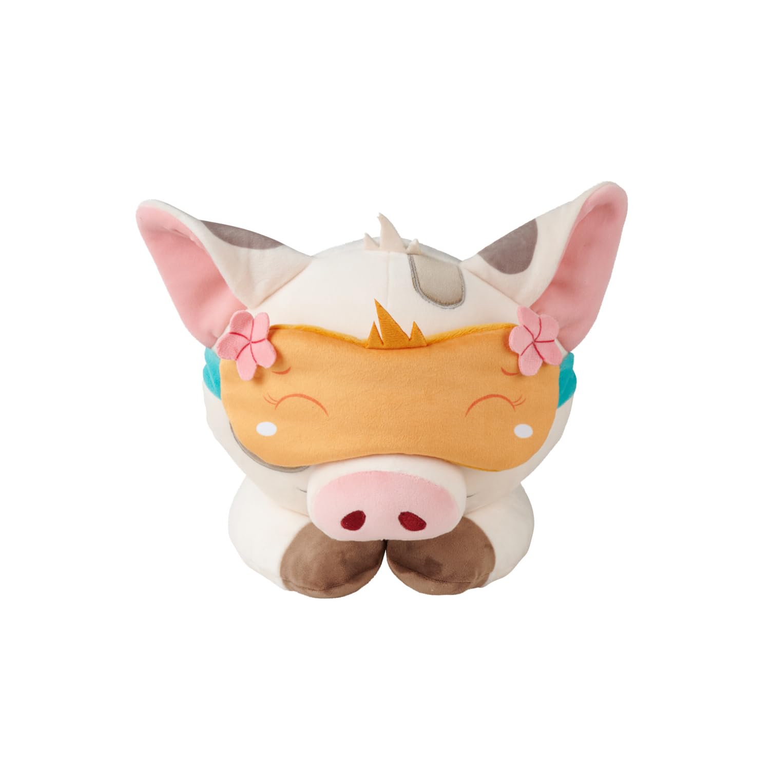 Simba Oficjalny pluszak Disney Snuglets Wellbeing Pua 40 cm – miękka pluszowa maseczka do spania waży 1500 g