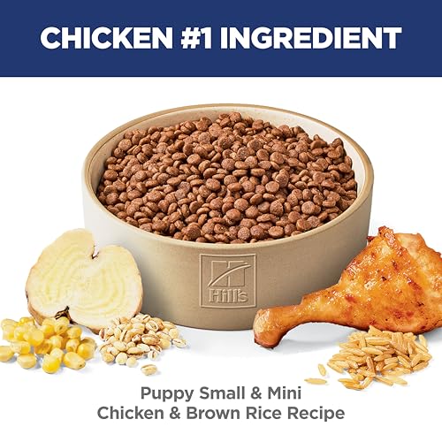 Hill's Science Diet Puppy Small & Mini Breeds Dry Dog Food, Chicken & Brown Rice, 4.5 lb. Bag - Image 4