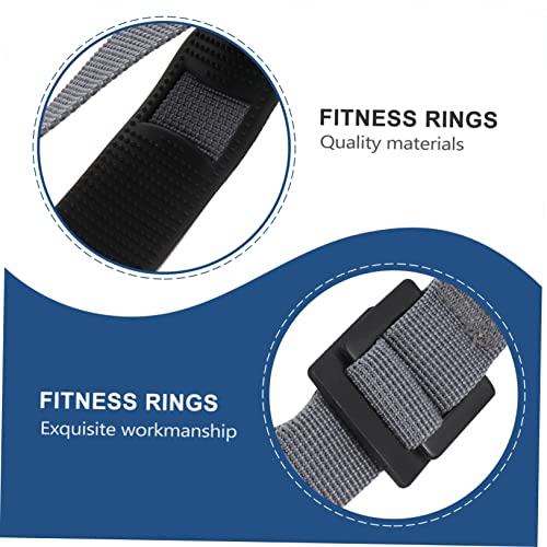 Anillas de gimnasia premium WOONEKY con correas ajustables miniatura 2