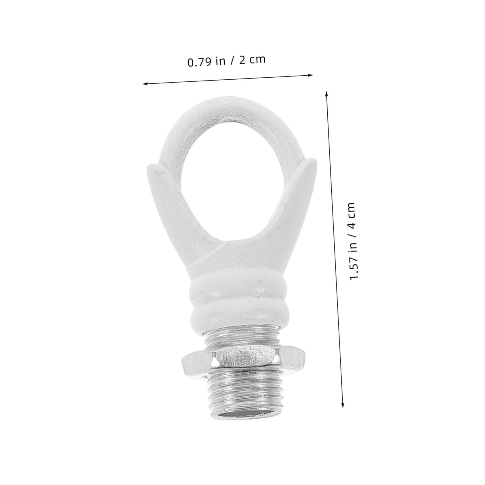 SOLUSTRE Ceiling Loop for Hanging Pendant Light E27 Lampshade Hardware Lamp Nut Eye Bolts Eye Nut Versatile Light Parts Set