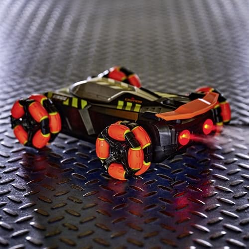 Dickie Toys - RC Auto Area Drifter (25 cm) - ferngesteuertes Auto ab 6 Jahre mit coolen Licht- & Rauch-Effekten, Remote Control Car für Kinder, 8 km/h, 2,4 GHz Fernbedienung, inkl. Batterien & Akku