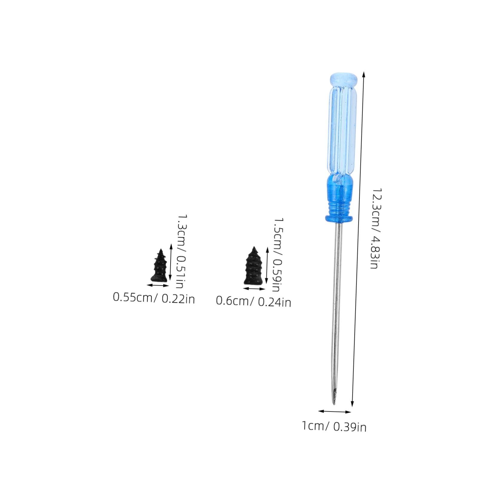 Cabilock 1Set Motorcycle Tire Repair Kit Rubber Nail with Screwdriver Durable Tire Plugs for Quick Puncture Repairs Portable and Reliable Air Pressure Maintenance