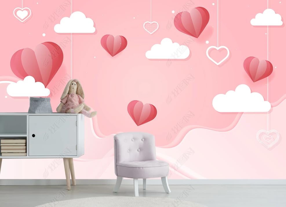 Papier peint intissé rose moderne pour transformer facilement un mur blanc