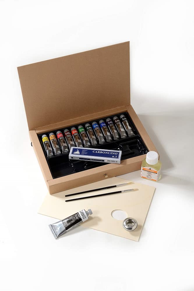 MAIMERI Classico - Set peinture - Couleurs à l'huile super fines - 17 pièces