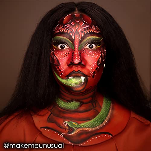 Image of Mehron Makeup CreamBlend Stick | Face Paint, Body Paint, & Foundation Cream Makeup | Perfect for Halloween .75 oz (21 g) (Red) | Made in the USA