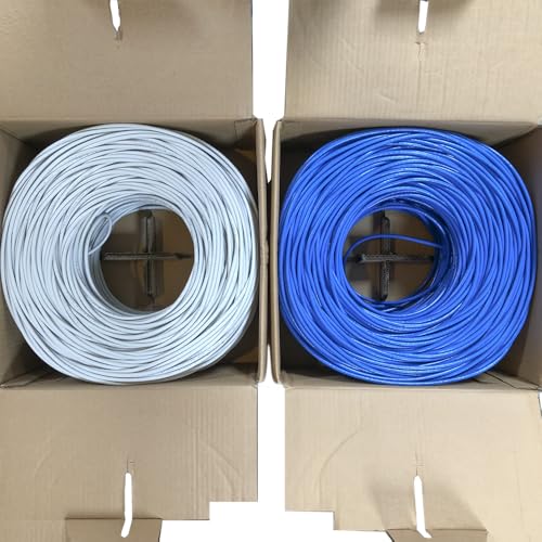 Cable Ethernet Cat6 X-MEDIA 1000 ft UTP Azul miniatura 2
