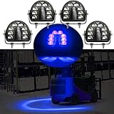 ONERAY Forklift Safety Light, Blue Arc LED Warning Zone Spotlight, 4-Pack