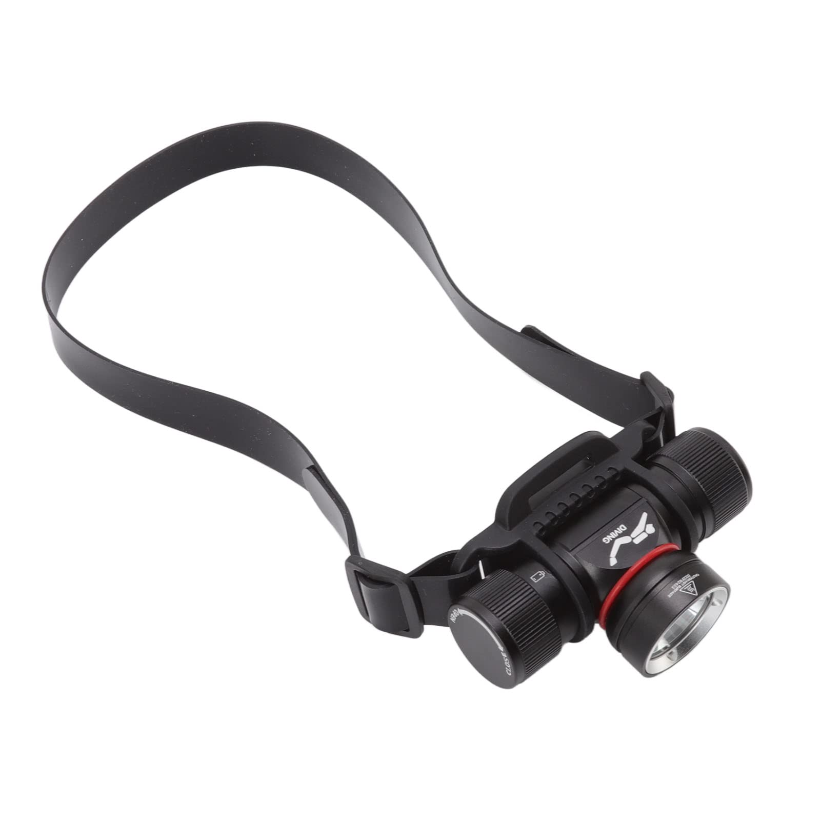Lampe Frontale de Plongée Lumineuse 1000lm, étanche en Alliage