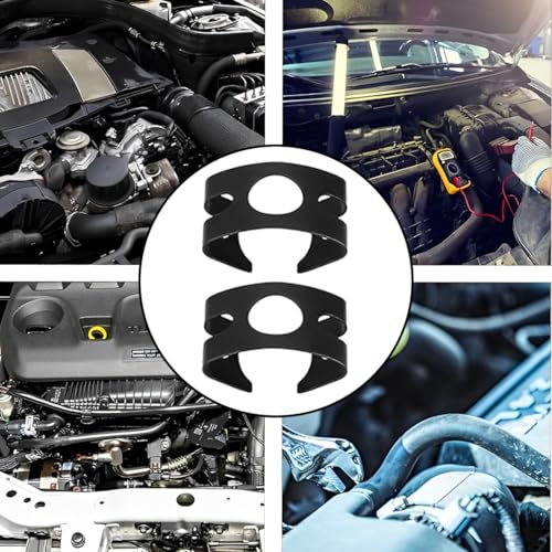 LAJUP 20 Stück Hochwertig Halteklammer Haltefeder Bremsschlauch Bremsleitung,Auto-Bremsschlauch Schellen,171611715 4D0611715B Für Volkswagen Golf, Scirocco, Audi, Bremsleitung Halterung