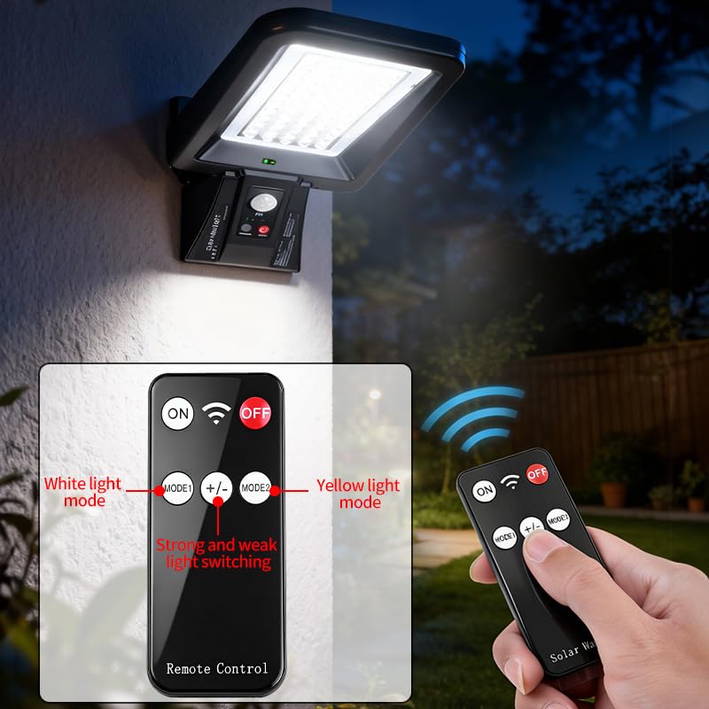 Luces solares para exteriores de seguridad para evitar robos 2