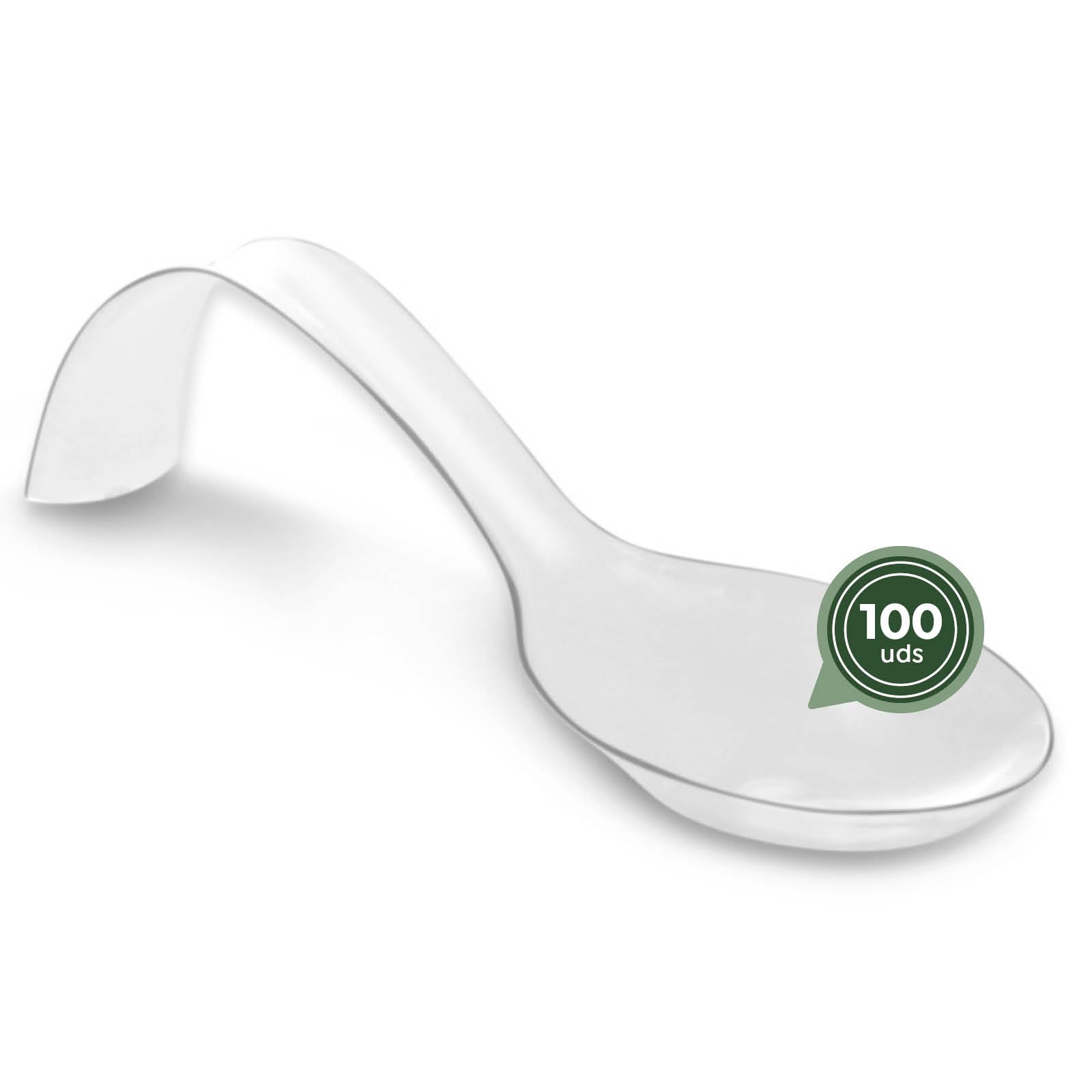100 Cucchiai In Plastica Rigida Maqa - Riutilizzabili, Lavabili, 16.5cm, Per Catering E Feste - Foto 7